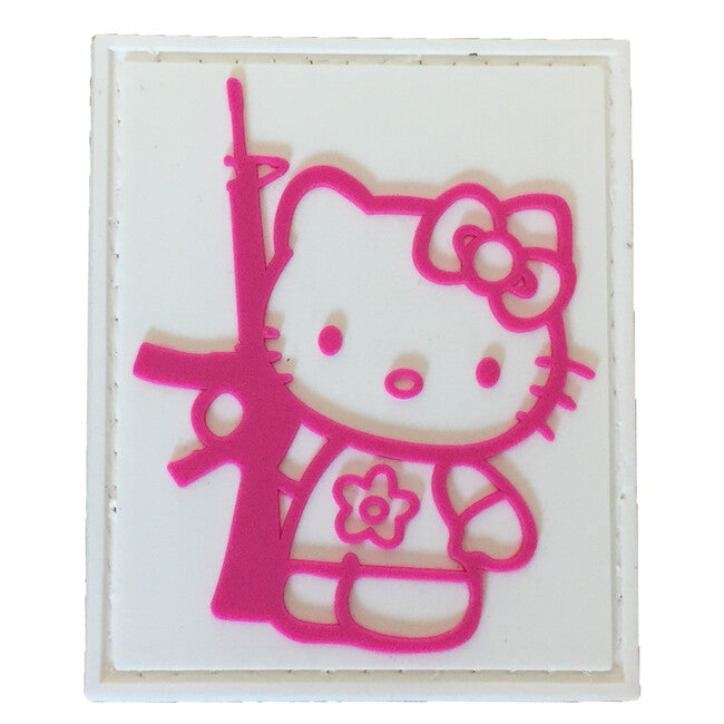 WARAGOD Tactical Kitty with gun PVC Applikation