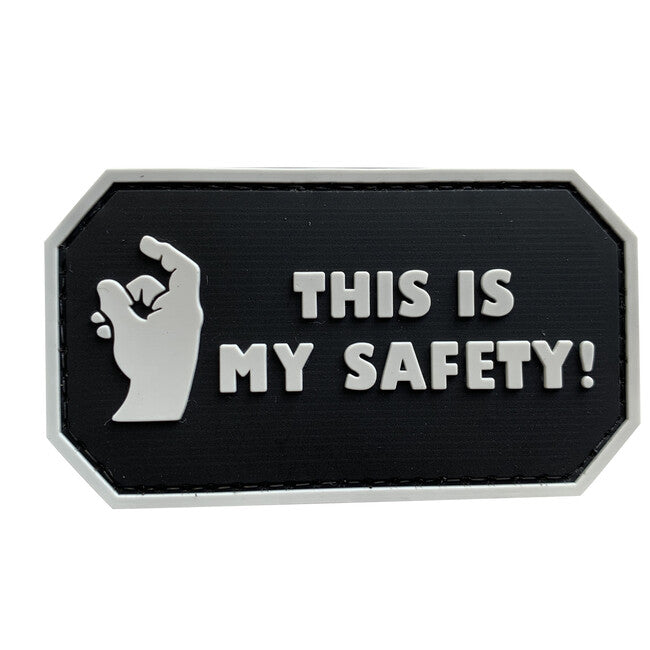 WARAGOD This is my Safety PVC Applikation, schwarz