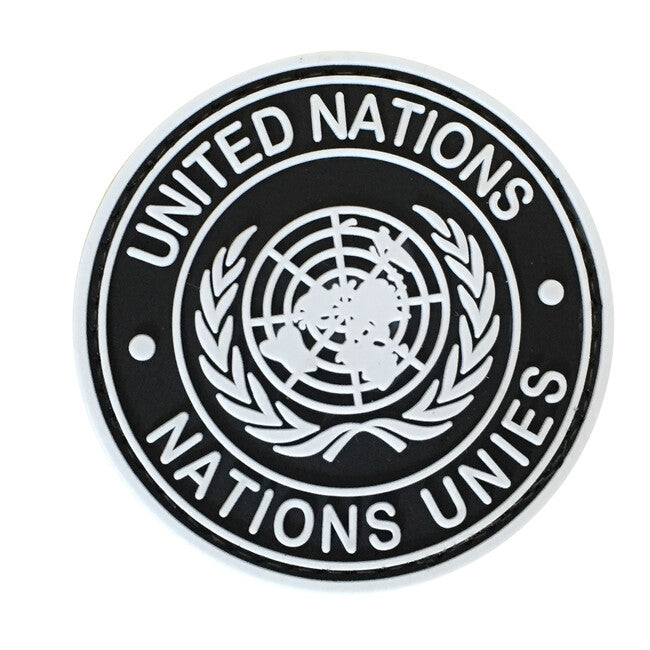 WARAGOD United Nation PVC Applikation, schwarz