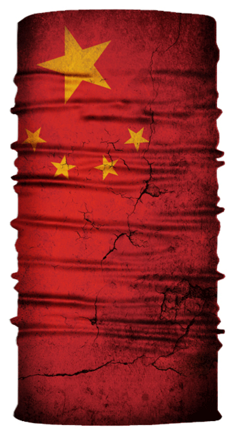 WARAGOD Värme Multifunktionstuch, chinesische Flagge