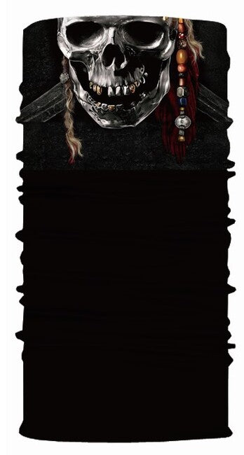 WARAGOD Värme Multifunktionstuch, Pirate Skull
