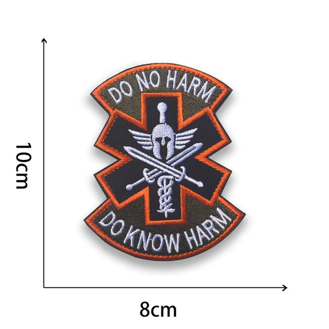 WARAGOD Gesticktes Patch Do No Harm The Vintage Totem Legion Symbol 04