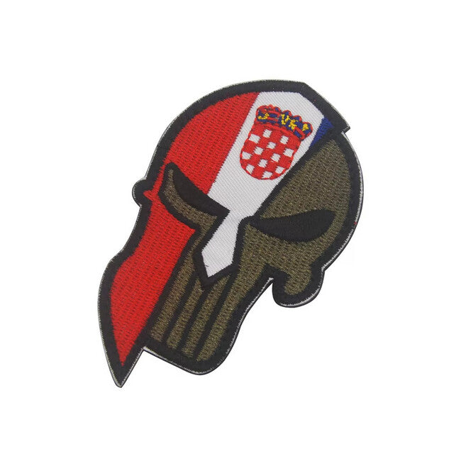 WARAGOD Punisher gestickter aufnäher kroatien