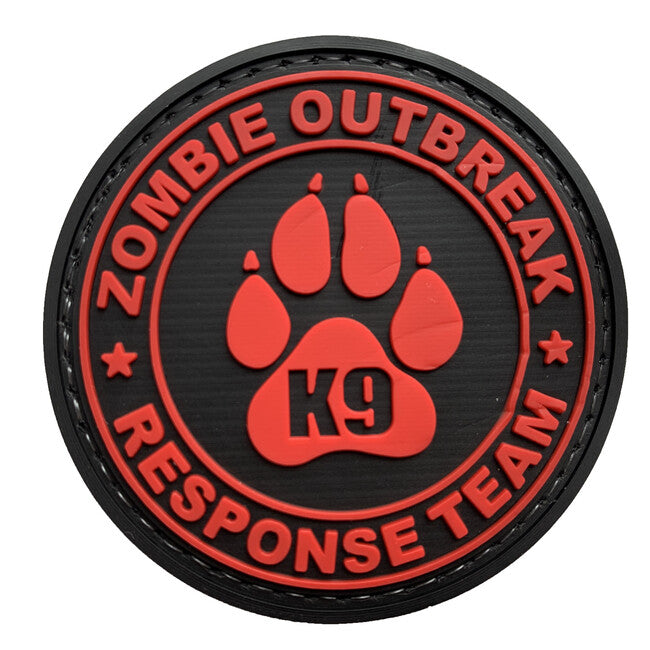 WARAGOD Zombie Outbreak PVC Applikation, rot