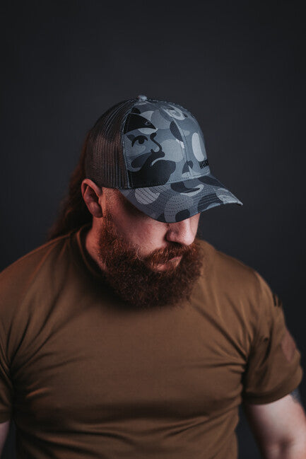 WARAGOD Joküll Cap, Grey Camo