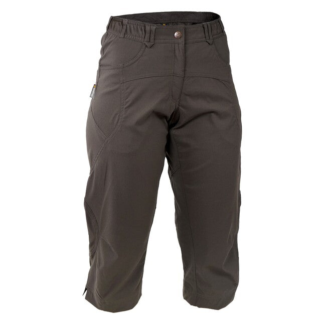 Warmpeace Nohavice Flash 3/4 Lady, black coffee