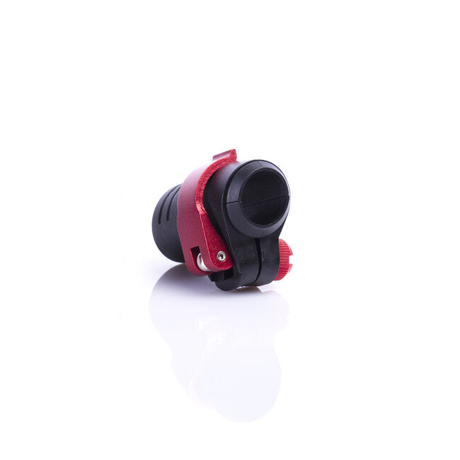 Warp ND - Flip-Lock Mechanik FL-17 schwarzer Kunststoff roter ALU Hebel rote Mutter für 18mm Durchmesser