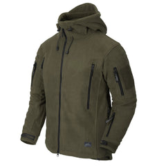 Helikon-Tex Patriot Hoodie, Olive Green Double Fleece