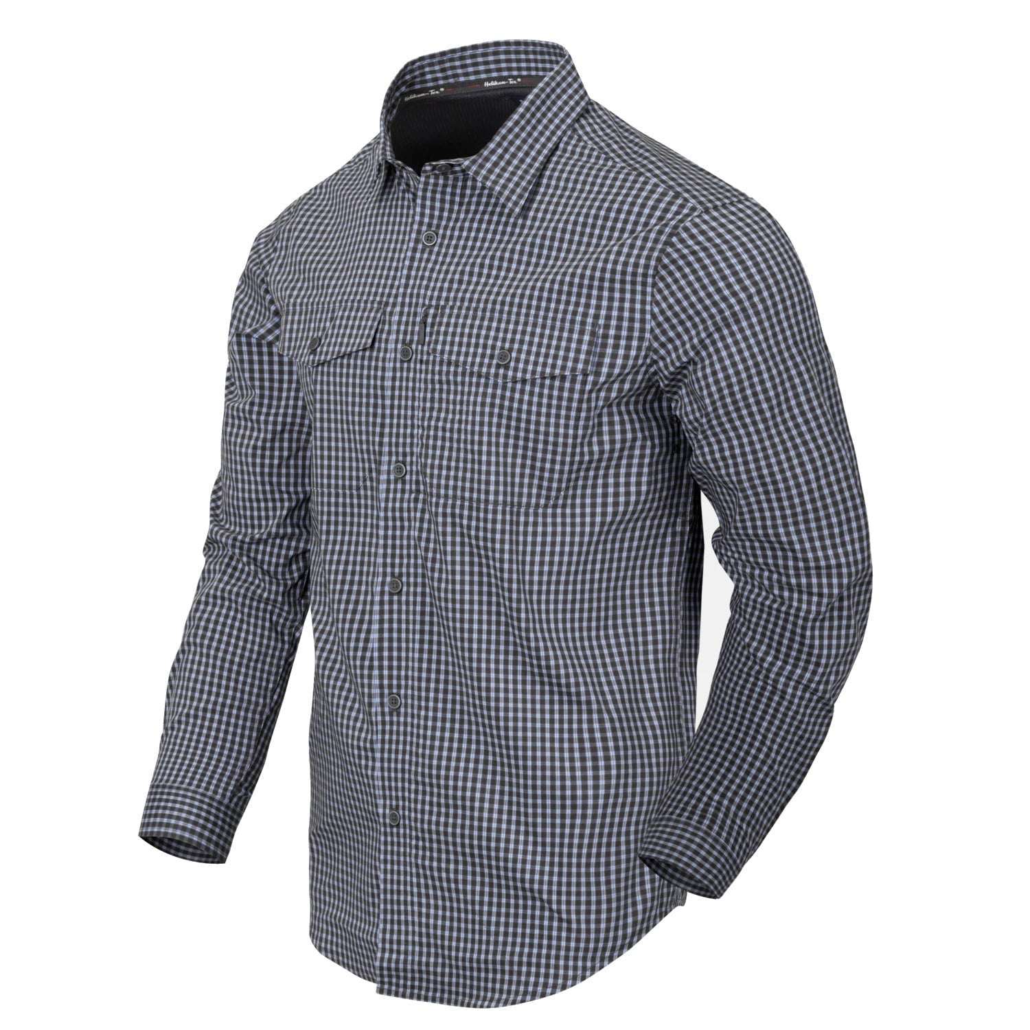Helikon-Tex košeľa taktická na skryté nosenie, Phantom Grey Checkered