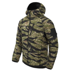 Helikon-Tex WOLFHOUND Jakna s kapuco Climashield Apex, Tiger Stripe