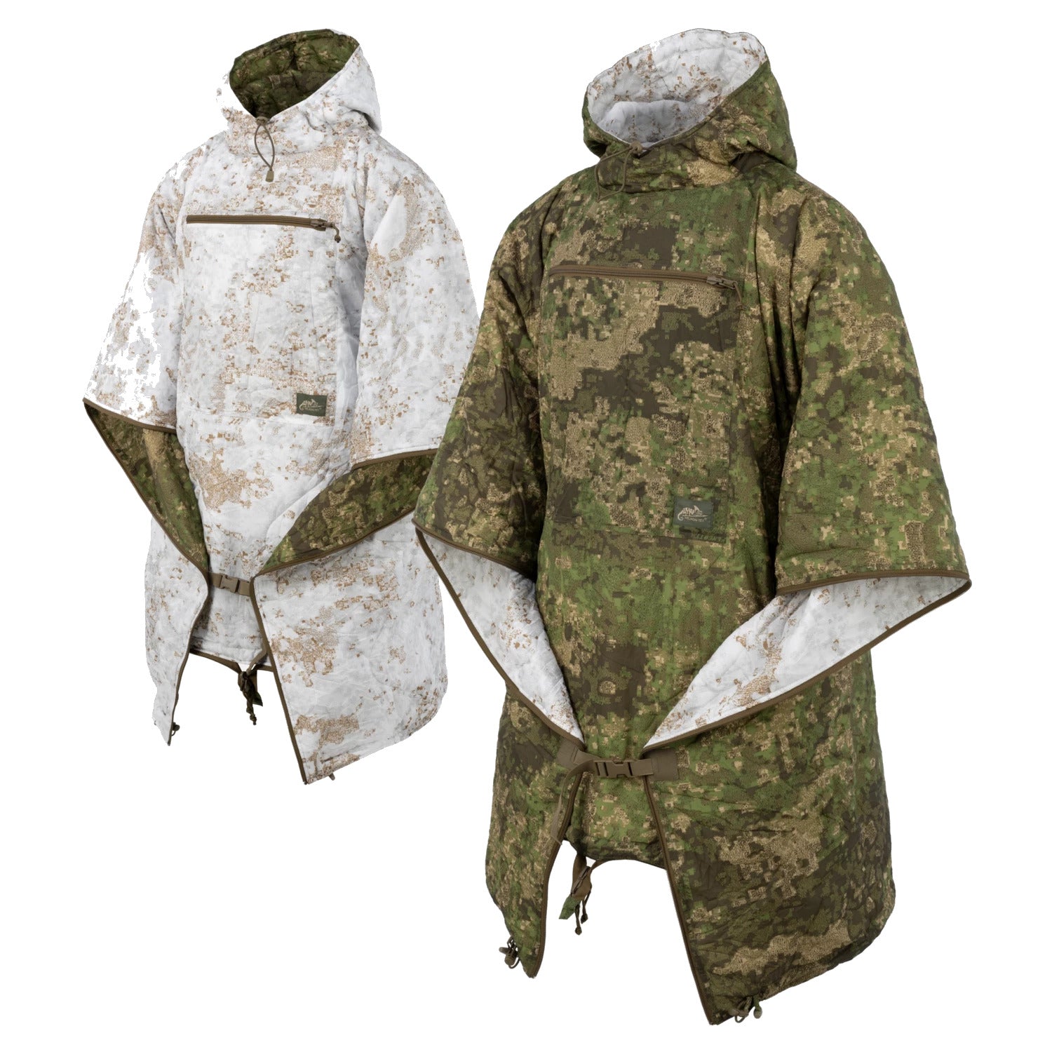 Helikon-Tex SWAGMAN ROLL obojstranné pončo - Pencott Wildwood / Snowdrift