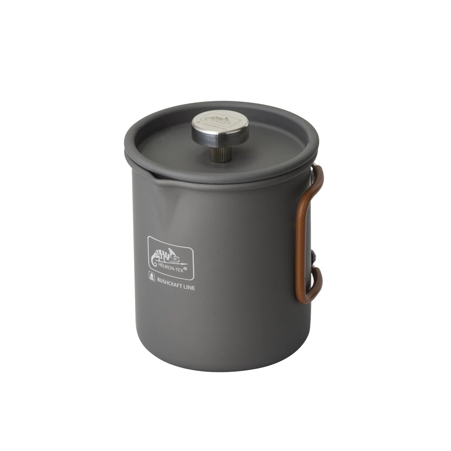 Helikon-Tex Camp hrnček na kávu French Press so sitkom, šedý