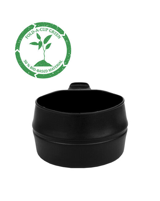 wildo fold-a-cup® 'green' faltbar schwarz 200 ml