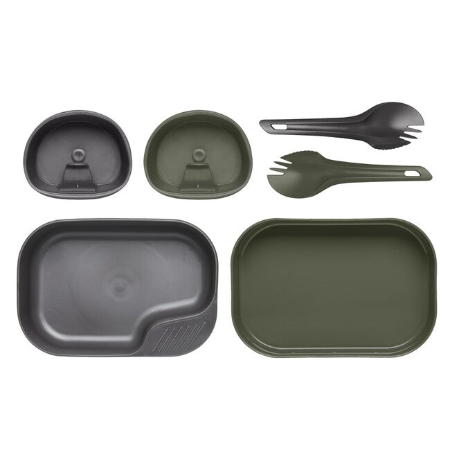 wildo DUO Light Camping-set - Olive Green / Dark Grey (ID 6621)