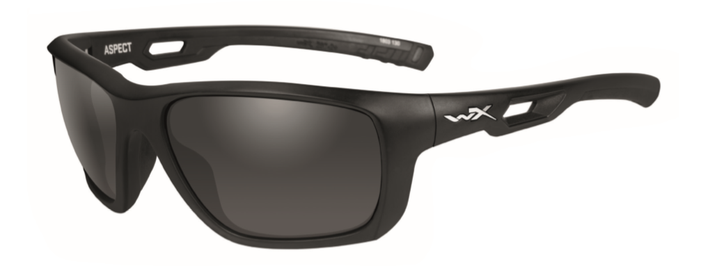 WILEY X Aspect Platin polarisierte Brille - smoke grey Mirror