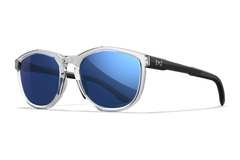 Wiley X Bravo  Schutzsonnenbrille Clear / CAPTIVATE™ Polarized Blue Mirror