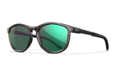 Wiley X Bravo Spiegelgläsern Tortoise / CAPTIVATE™ Polarized Green Mirror