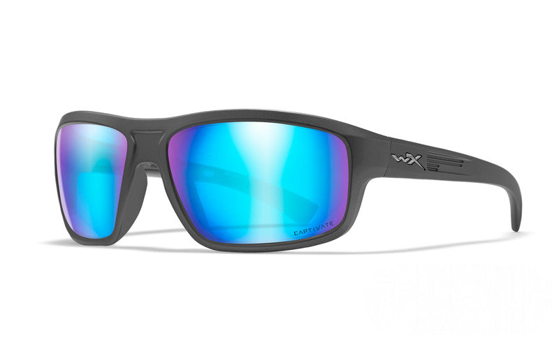 WILEY X Captivate Contend polarisierte Brille Blue Mirror