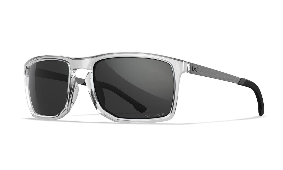 WILEY X Axe Captivate Grey/ Gloss Crystal Clear