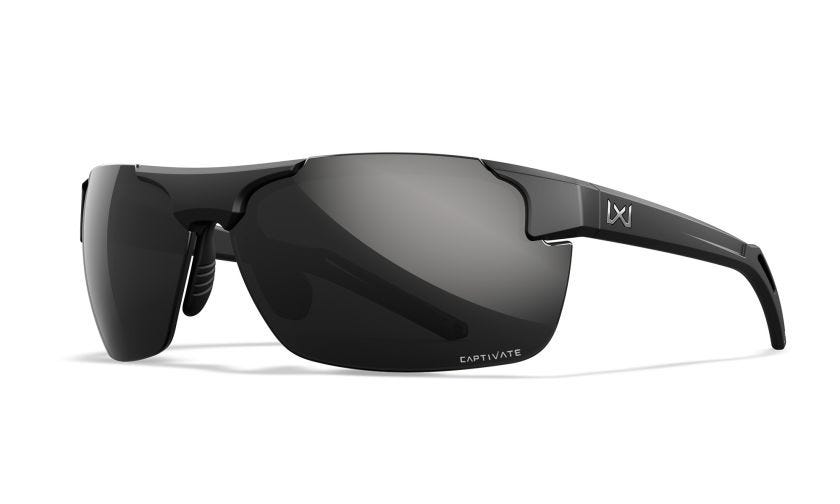 WILEY X Prime Captivate Polarized schwarz verspiegelt, matte black