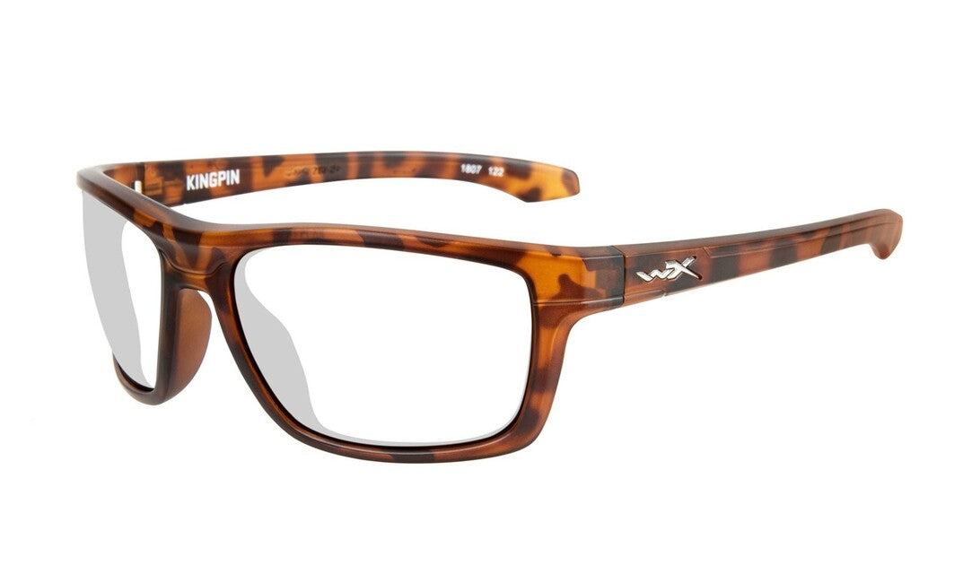 WILEY X WX KINGPIN Brillengestell, matt demi brown