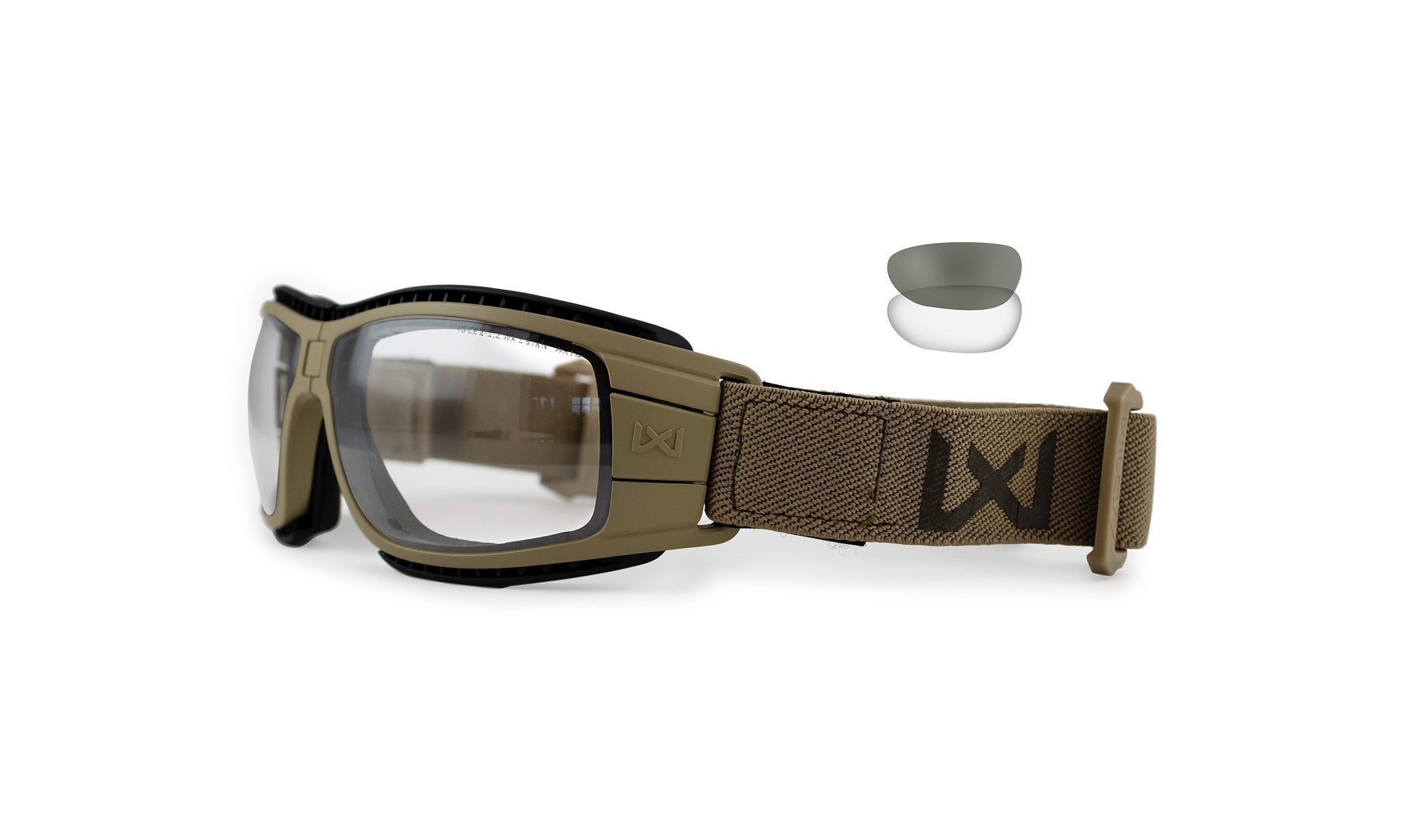 WILEY X Lynx Schwimmbrille Grau/Klar, matte tan