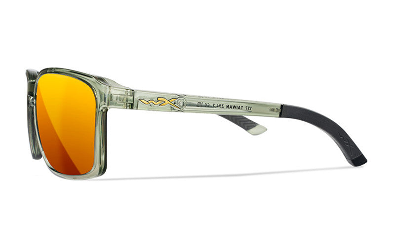 Wiley X Alfa Sunglasses Polarized, Bronze