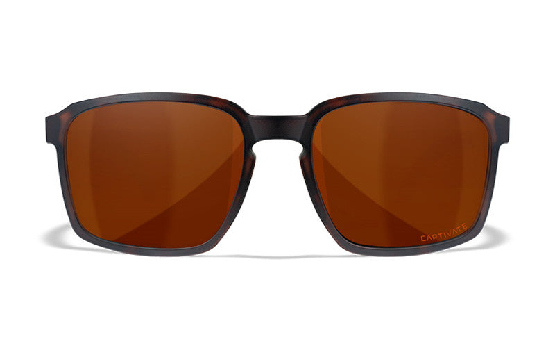 WILEY X ALFA polarisierte Sonnenbrille, Braun