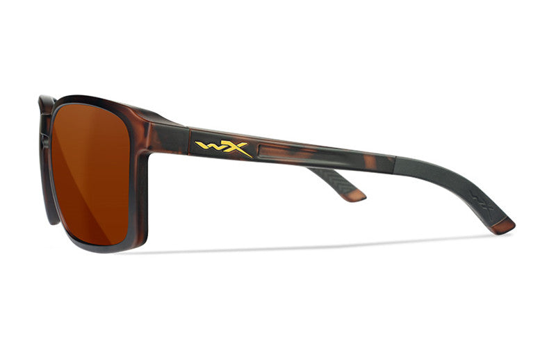 WILEY X ALFA polarisierte Sonnenbrille, Braun