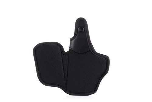 Falco puzdro appendic Marshall IWB zaistené s puzdrom na zásobník Ruger P93DC, čierne pravé