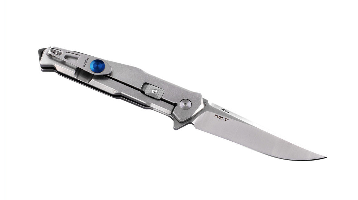 Ruike P108-SF Schliessmesser silber