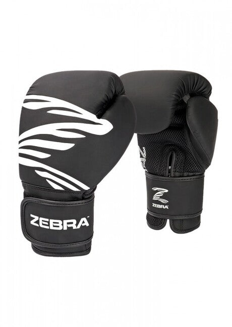 Zebra guanti fitness per bambini, nero