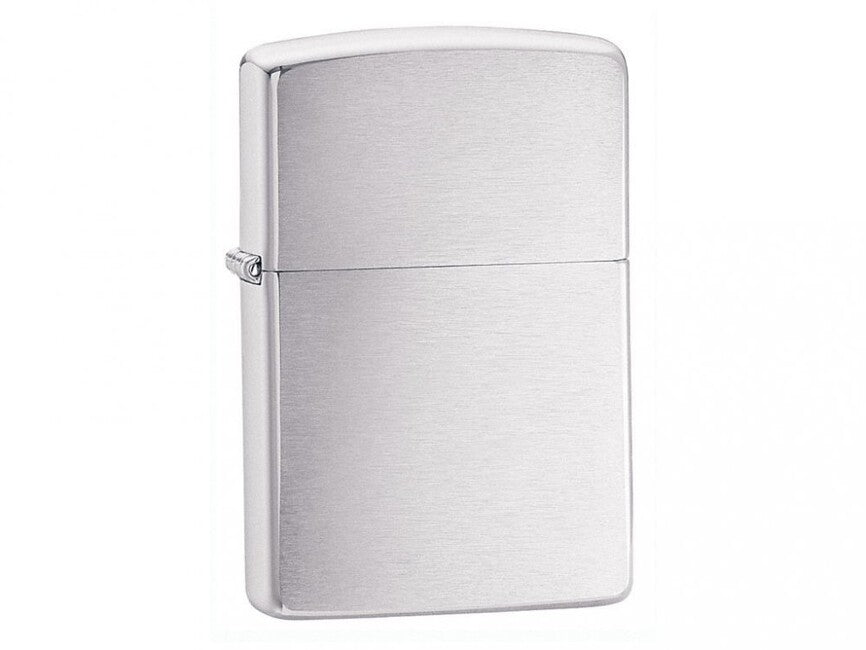 Zippo Benzinfeuerzeug gebürstetes Chrom