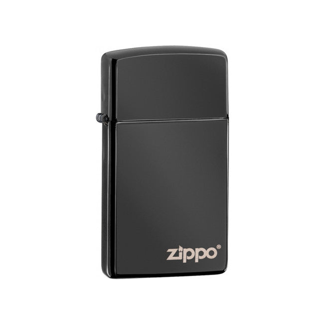 Zippo Slim® Benzinfeuerzeug Ebony ™ dunkelgrau