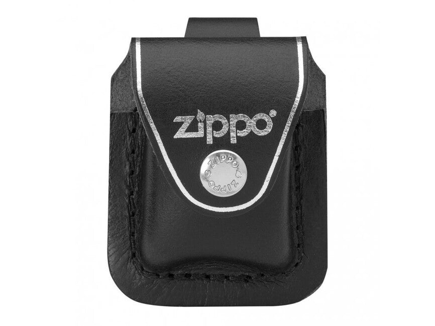 Zippo Leder Feuerzeugtasche, schwarz