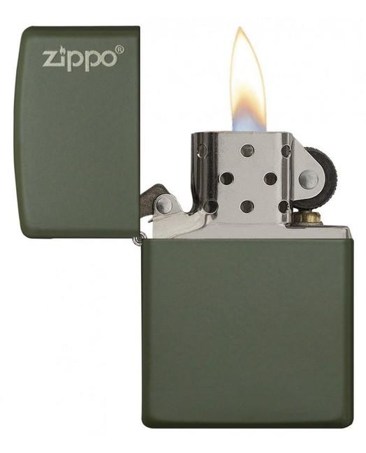 Zippo Benzine Lighter, Olive Matte