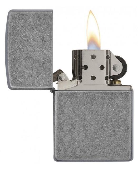 Zippo Antique Benzinfeuerzeug silber
