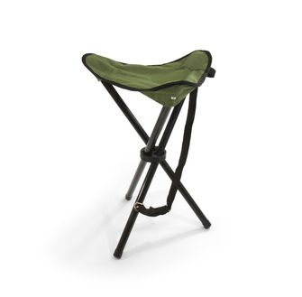 BasicNature Travelchair Dreibeinstuhl grüner Stahl