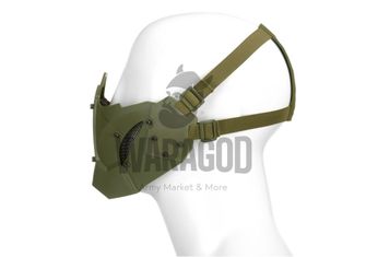 Pirate Arms Warrior Halbmaske für Form, oliv