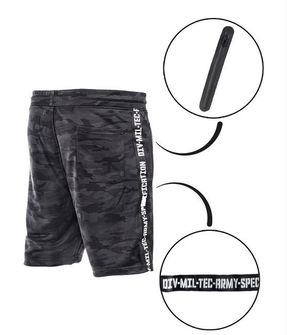 Mil-Tec Training Herren-Shorts, dark camo