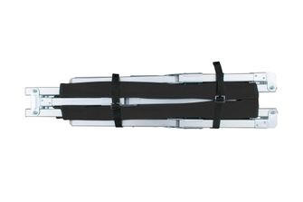 BasicNature Alu-Kampfliege Reiseliege schwarz 210 cm