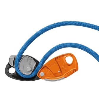 Petzl Grigri+ Sicherungsgerät mit Bremsunterstützung, orange