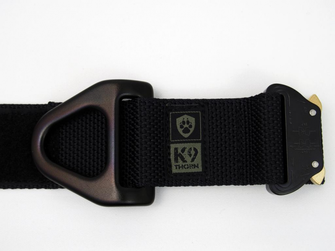 K9 Thorn Alpha Halsband mit Kobraschnalle, schwarz
