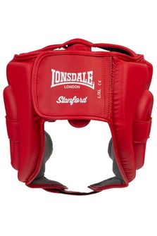 Lonsdale Stanford Box Trainingshelm Kopfschutz, rot