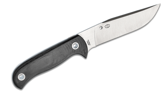 Spyderco Bradley Bowie Messer mit feststehender Klinge 13 cm, schwarz, G10, Scheide