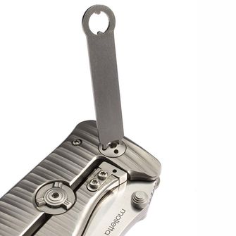 Lionsteel Sehr robustes Taschenmesser mit Stahlklinge Sleipner SR2 V