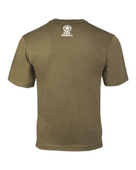 Mil-Tec T-Shirt kurzer Ärmel USA ALLIED STAR olivfarben