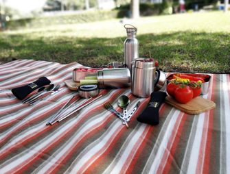 BasicNature Outdoor-Picknickdecke 200 x 150 cm