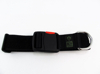 K9 Thorn-Halsband mit ITW Nexus-Schnalle, schwarz