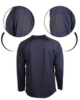 Mil-Tec Taktisches schnell trocknendes T-Shirt mit langen Ärmeln, dunkelblau
